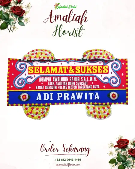 Papan Bunga Ucapan Selamat Sarwodadi